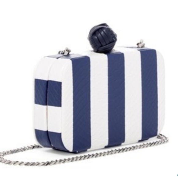 NWT Sam Edelman Bailey Striped crossbody clutch - Picture 2 of 4